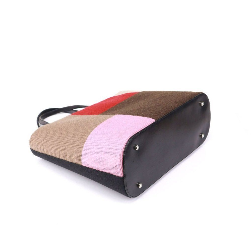 Kate Spade Patchwork Needlepoint Tote Collector's… - image 8